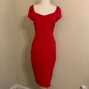 EXPRESS RED CAREER DRESS